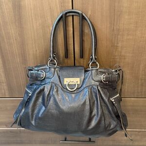 Salvatore Ferragamo Black Shoulder Bag